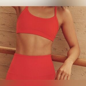 Red airlift sports bra
